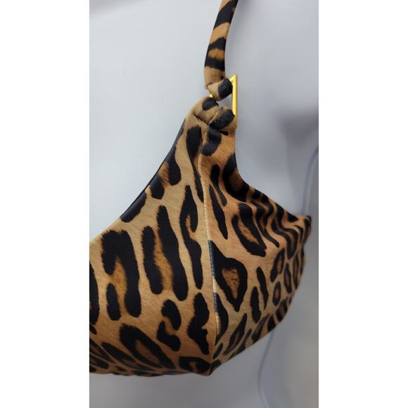 Christian Lacroix x Swiminista Leopard Animal Print Play Bikini Top Medium - Picture 4 of 8